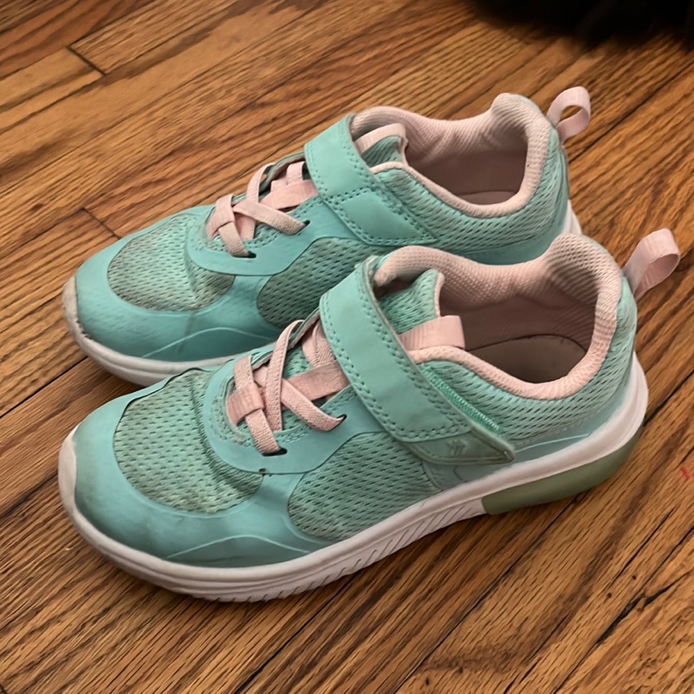 Mint and pink sneakers! Good condition